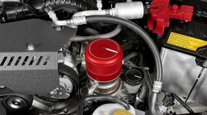 Subaru WRX Oil Filter Cover - Perrin Performance - Red - `15-`25 Subaru WRX Oil Filter Cover - Perrin Performance - Red - `15-`25